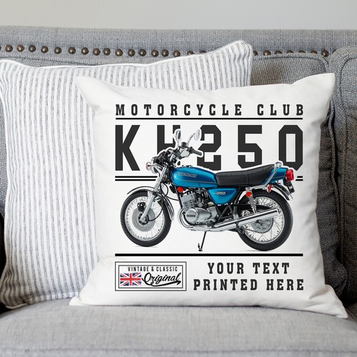 Personalised motorbike cushion - motorbike,