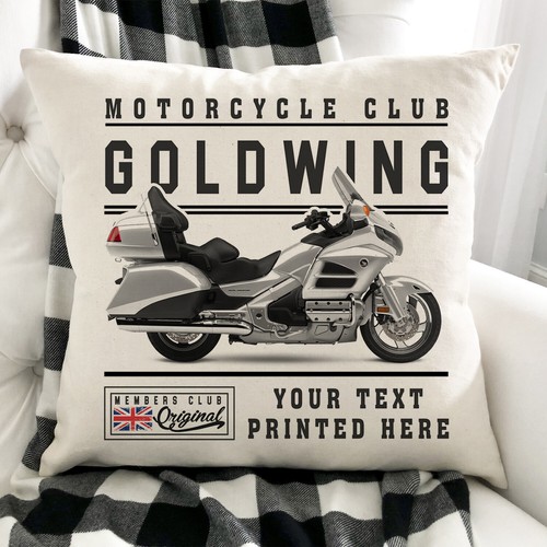 Personalised motorbike cushion - personalised,