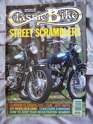 Classic bike magazine august - magazine-,