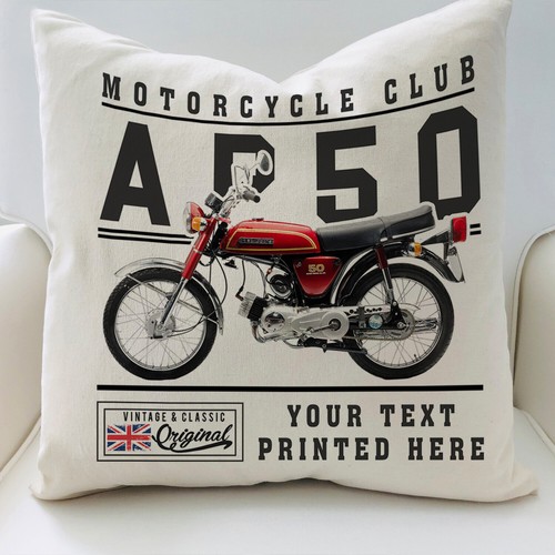 Personalised motorbike cushion - personalised,