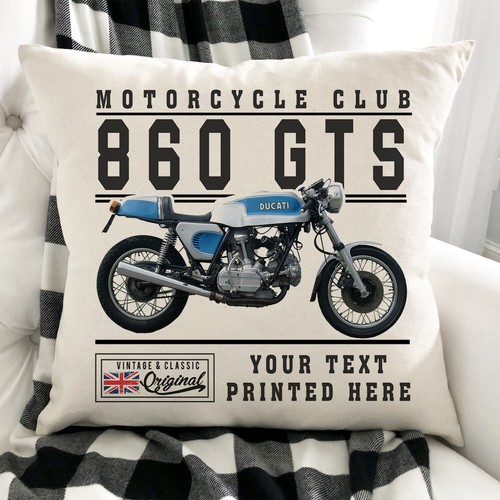 Personalised motorbike cushion - motorbike,