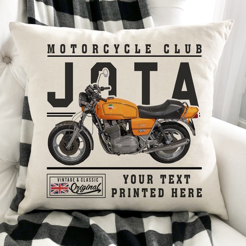 Personalised motorbike cushion - motorbike,